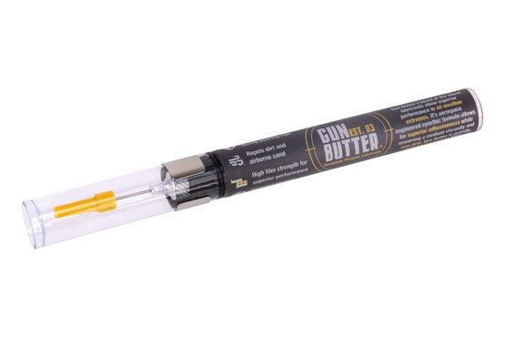 Gun Butter Pen Oiler holds 1/4 fl oz and has a needle point for application